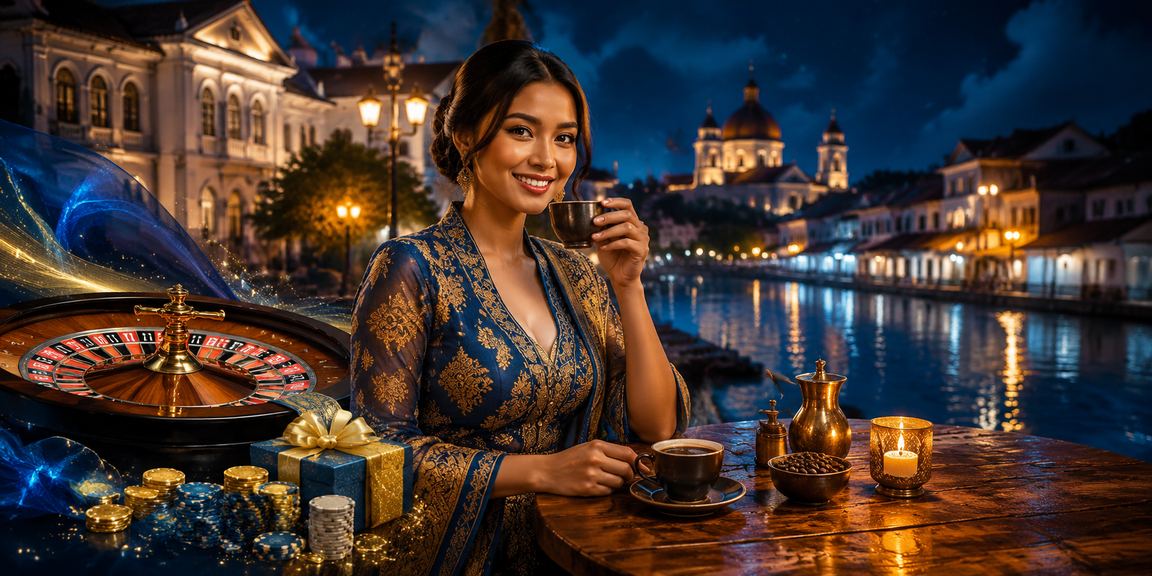 Pengalaman roulette live casino dengan dealer profesional di meja hijau yang elegan