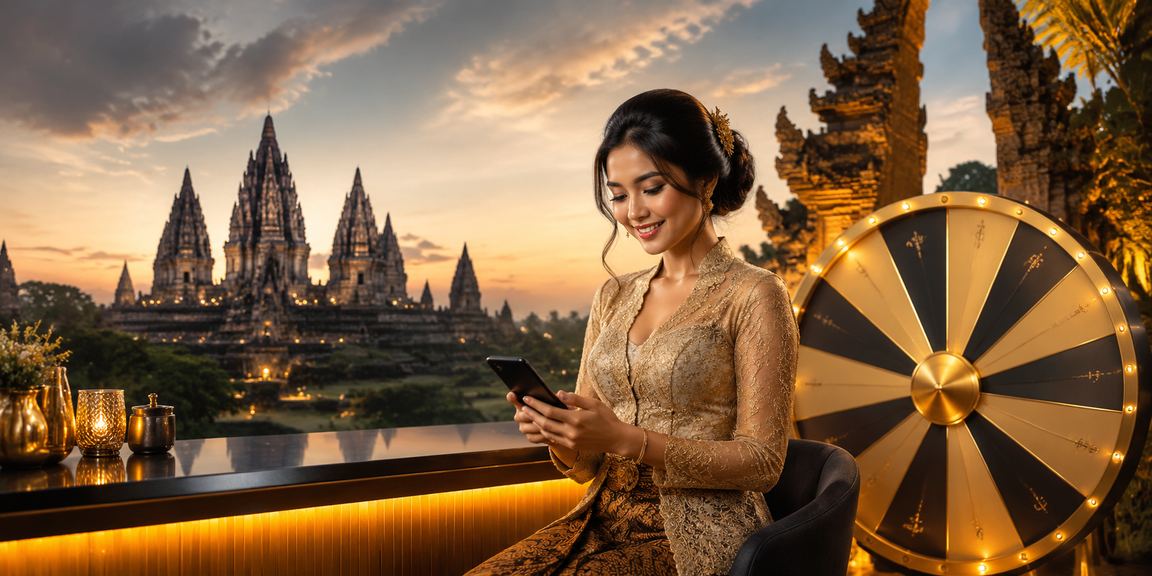 Model Vietnam memperlihatkan antusiasme saat menang lucky draw di platform hiburan